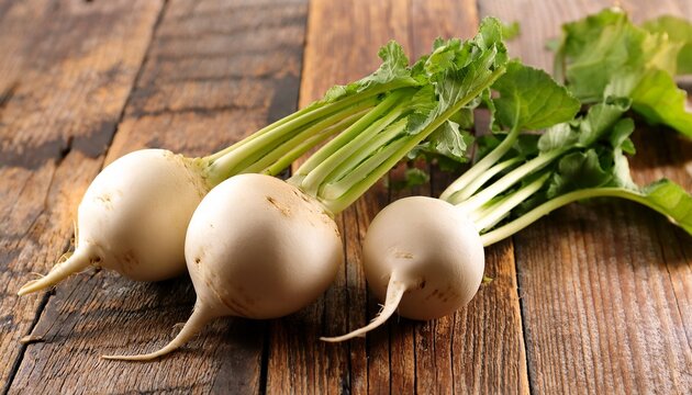 fresh turnip vegetable