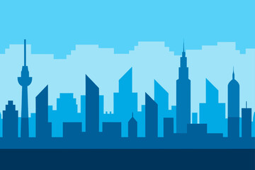 Fototapeta premium new york city skyline