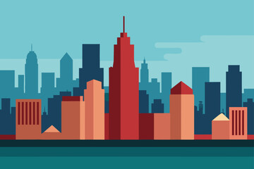 Obraz premium new york city skyline