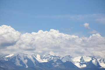 Fototapeta premium mountains and clouds