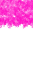 Pink Color Cloud, Dust, Fog Or Smoke On Transparent Background
