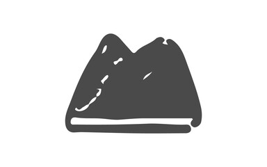 black and white leather belt