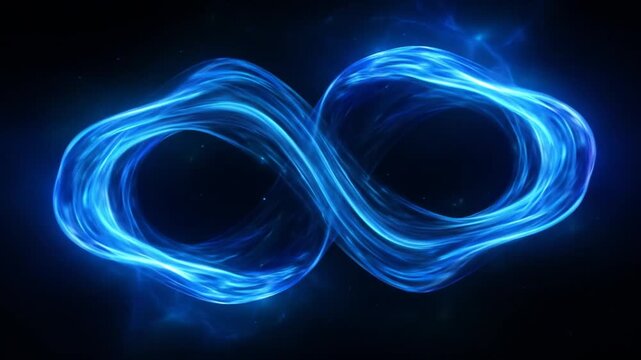 Abstract infinity symbol