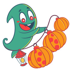 halloween pumpkin cartoon