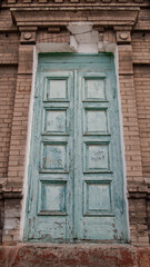 ruined street and destroyed houses the city Kiev war in Ukraine