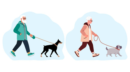 Retirement Activity Retired people Health Walk Dog