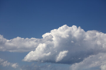 blue sky with clouds
