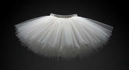 Elegant White Tutu Skirt - A Classic Ballet Outfit Essential