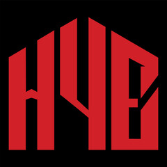 HYE letter design. HYE letter technology logo design. HYE Monogram logo design for an entrepreneur and business.