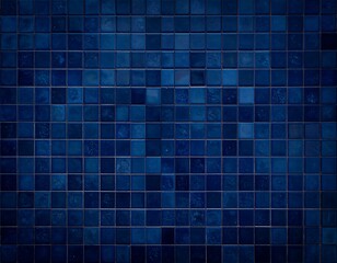 Dark blue square tiles