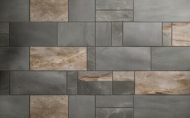 Fototapeta premium Matte grey porcelain tile texture, subtle stone-like variation, seamless ,