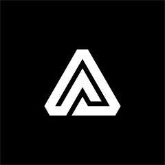 This sleek and futuristic AA Monogram Logo combines a clean aesthetic with a sense of innovation. It's an ideal choice for professional consulting firms, security services, or cutting-edge companies.