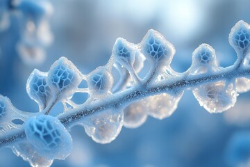 Frozen flowers in HD wallpapers.