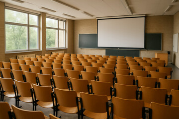 Empty University Lecture Hall