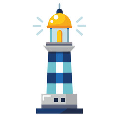 light vector image on white background