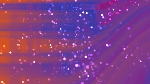Abstracts Twirl Particles, Abstract animated background with bokeh effect and flowing light for a futuristic design.,  Stock royalty free video.