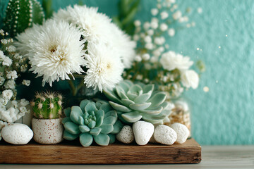 bouquet of white flowers