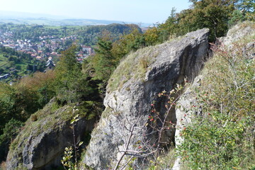 Aussichtspunkt Morgentor-Plateau im Altensteiner Park Schlosspark Schloss Altenstein bei Bad...