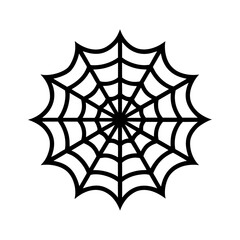 Vector silhouettes of a large spider