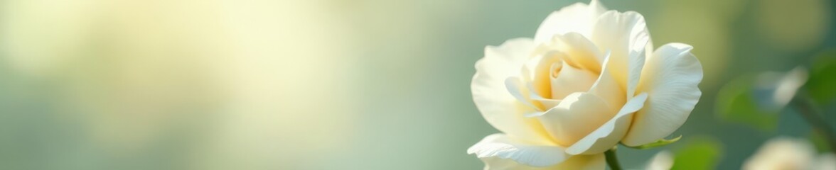 Delicate white roses, blurred background, soft lighting , photography, elegant, studio shot