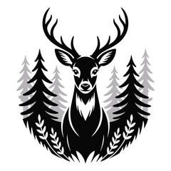 deer head vector