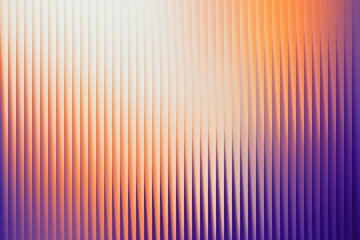 Vibrant abstract ribbed pattern with a blend of orange, purple, and white tones