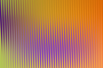 Abstract background with vertical ridges in warm gradient colors of yellow, orange, and purple