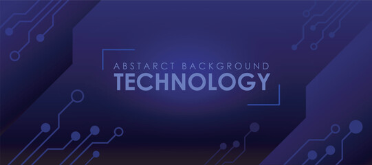 abstract technology blue background