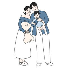 happy bride and groom