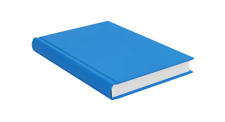 Blue book cover on black background showcasing academic concept study learning