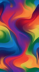 A vibrant spectrum of colors flowing harmoniously creating a visually appealing abstract background for modern design