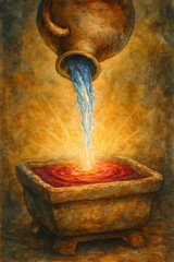 물을 포도주로 만든 기적(The miracle of turning water), The Wedding at Cana, 교회,CHURCH,성경,bible, 기적, 오병이어, 예수 그리스도, 오병이어, 가나 혼인잔치, 물과 포도주, , 요한복음, The Wedding at Cana, Miracle, 기독교, Christianity, 요한 복음 2:1-12,