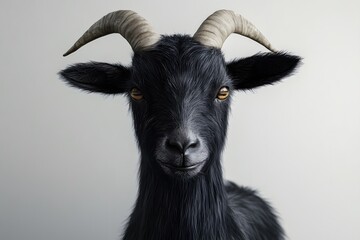 Fototapeta premium Farmyard Goat Standing