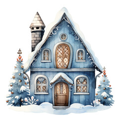 Fototapeta premium Woodland house
