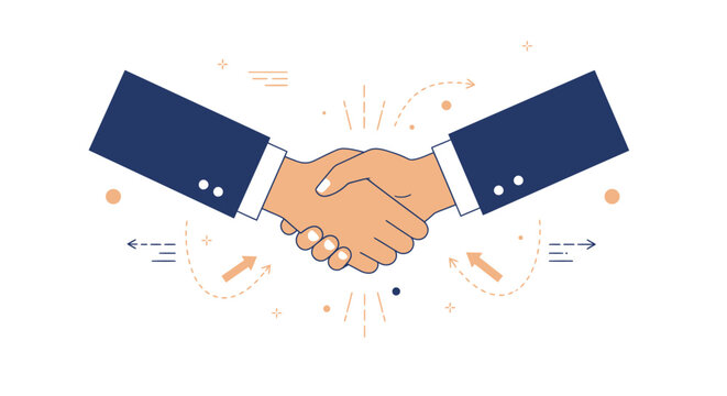 Modern Business Strategy: Flat Design for Corporate Innovation