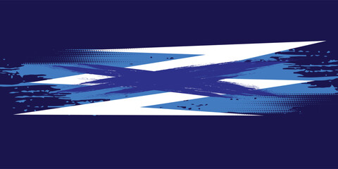 Vibrant Blue and Purple Brush Texture Halftone Effect Grunge Sports Background for Dynamic Banner or Poster Design with Energetic and Active Atmosphere