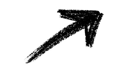 Crayon texture right arrow shape