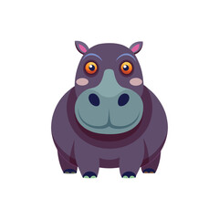  hippo, illustration, mammal, vector,