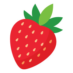 strawberry isolated on white background