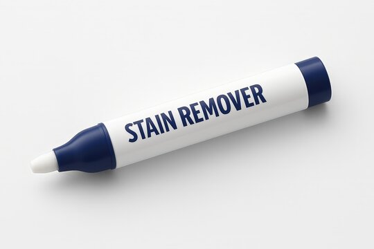 Fake Product Image of Laundry Stain Remover Stick Isolated on Blank Empty White No Background