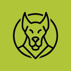 vector illustration of a dog AI Generated