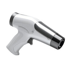 Fototapeta premium Sleek Modern White Hair Dryer Appliance for Professional Hair Styling and Personal Grooming