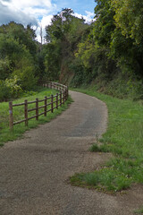 Auf dem rhoneradweg, Via Rhona