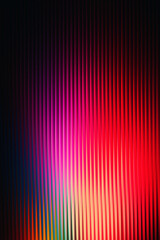 Rainbow Neon Gradient Stripes Abstract Background with Vibrant Red Pink Yellow Glow for Futuristic Digital Poster Banner Wallpaper