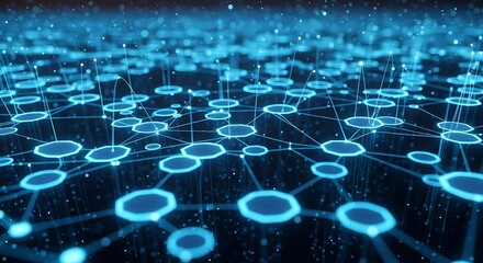 fiber optics background with lots of light spots