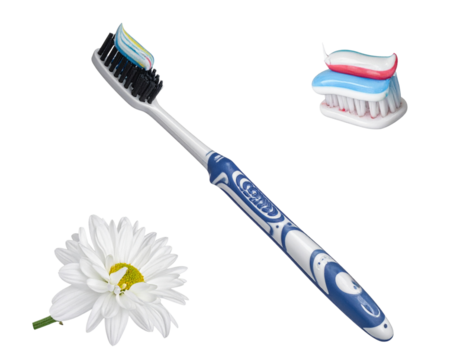 Manual Toothbrush PNG Isolated for Oral Hygiene