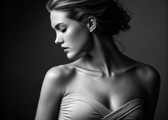 Naklejka premium woman with a queen's crown 