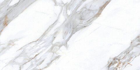 Obraz premium Natural White Marble Slab with High gloss Finish