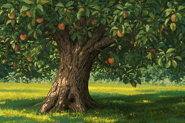 Fungal infection affects the fruits and foliage of the apple tree