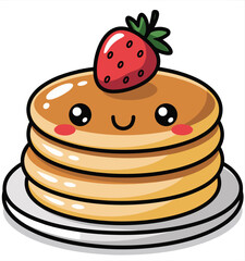 That pancake stack looks absolutely delicious! Here is the title and the keyword list you requested, formatted for Adobe Stock